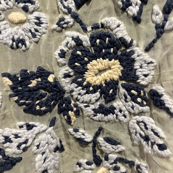 NWOT Anthropologie Sheer Embroidered Bomber Jacket - Size XS - Picture 4 of 4